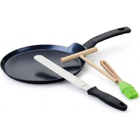 Set chandeleur crepiere - FACKELMANN - BRANDAO - Ø 26 cm - 3 ustensiles (1/3)