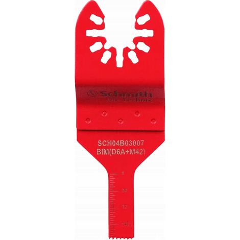 Lame de scie plongeante pour bois et métal HCS 10x40mm BIM étroite Schmith (1/2)