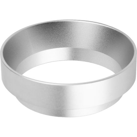 Machine à expresso avec distributeur de poudre magnétique anti-goutte, récupérateur de poudre, anneau de retenue anti-éclaboussures de poudre, argent 51/53/58MM, argent 58MM avec aimant. (1/5)