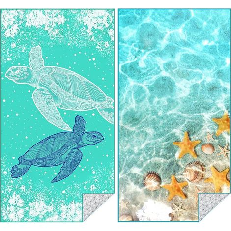 Serviette de Plage Microfibre xxl Grande Drap Serviettes Lot Homme Anti Sable Bain Beach Towel Piscine 180x80 Towels Sechage Rapide Sport Vacances Accessoire Travel Essentials Femme Cadeau Fille