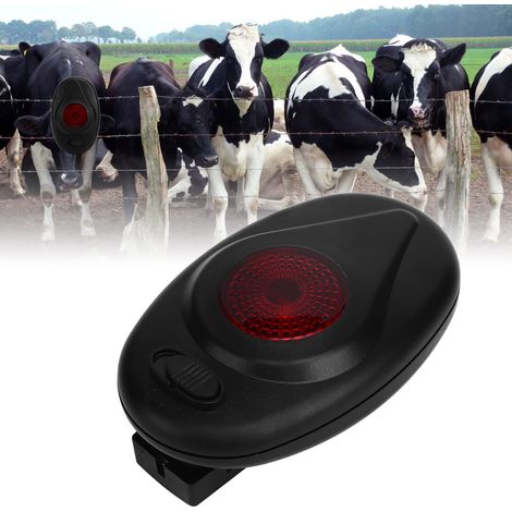 [Électrifieur-Fence Alerte] Fence Voltage Alert Testeur de Défaut pour Ferme Bovine Externe - Waterproof, ABS & Cuivre, 9.5cm/6cm Noir - CR2032 (batterie excl.) (1/5)