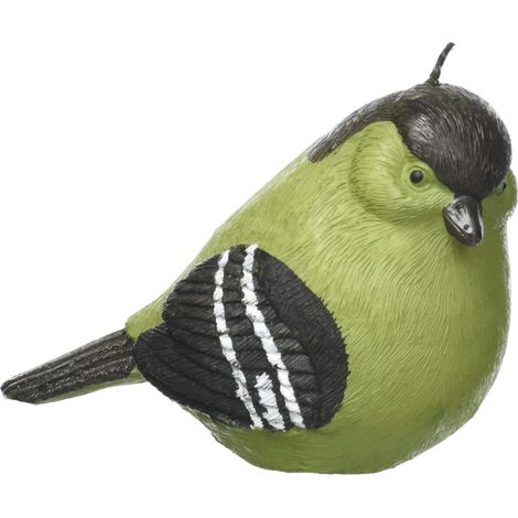 Bougie Oiseau Vert/Marron, Cire, Normale (1/4)