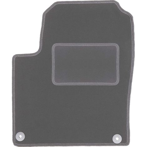 Fahrermatte aus Samt für: Volkswagen Sharan I Minivan (1995–2010) Graphit