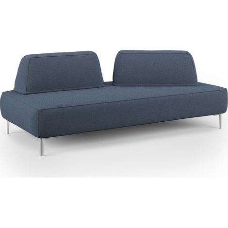 Newton Divano modulare con schienali movibili T07 212 cm blu (1/5)