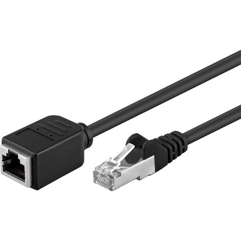 Goobay 73390 cable de red Negro 15 m Cat5e F/UTP (FTP)