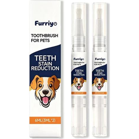 Furriyo Pet Teeth Cleaning Pen: Cleans teeth, removes stains, freshens breath and is a pen for oral care. (1/5)