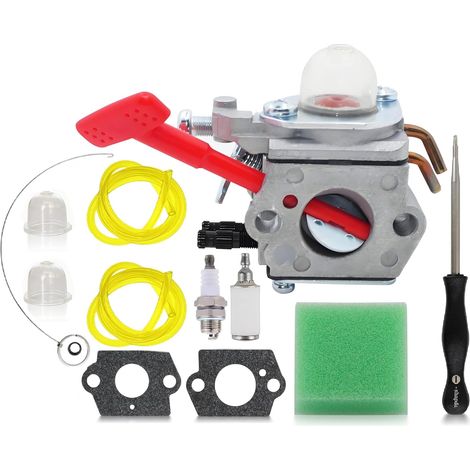 Wt-458 Kit de carburateur de rechange pour débroussailleuse Homelite A03003 A03002 A04445A A04445 St145 St155 St175 St185 St275 St285 St385 St485 Sx135 Gst188 Hbc1 8 Hbc28 Hbc30 Hlt15 Hlt28 (1/5)