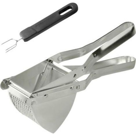 Duo schiacciapatate a leva e forchetta 3 denti - FACKELMANN - Per patate (1/5)