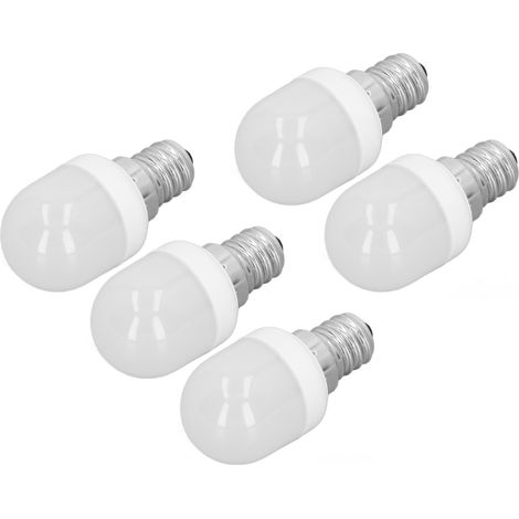 5 ampoules LED E12 filament doux 1,5W 75LM blanc chaud 3000K pour lampe de bureau, plafonnier, applique murale, AC220V – lot de 5 (1/5)