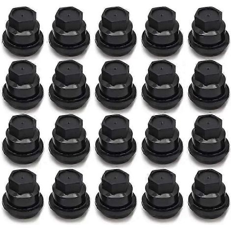 20 cache-écrous noirs pour S10 et pour 15661036 (1/5)