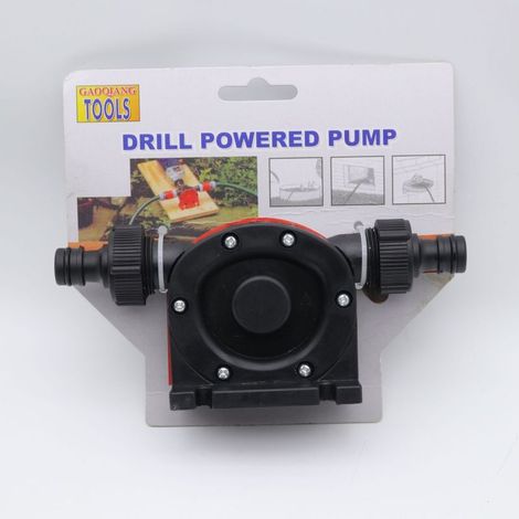 Petite pompe à eau pratique, perceuse électrique manuelle, pompe d'aspiration, pompe à eau CC, pompe centrifuge auto-amorçante, pompe de drainage (pompe neuve) (1/5)
