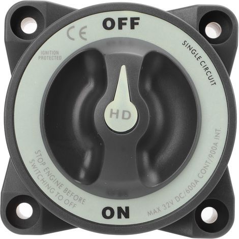 600A Master Battery Cut Cut Disconnect Switch Isolateur. (1/5)