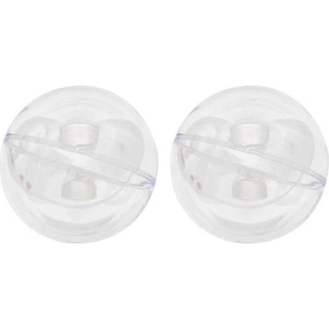 10 boules de Noël transparentes suspendues C Ornt8cm (1/2)
