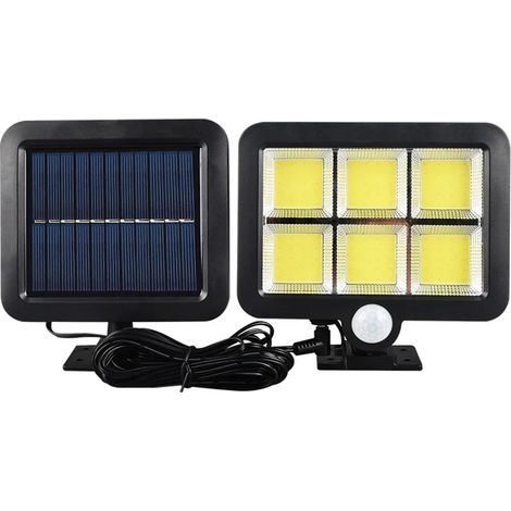 (Y006-D) Lampadaire solaire LED intelligent à induction, étanche, projecteur d'éclairage extérieur pour jardin, applique murale ultra-lumineuse (1/5)