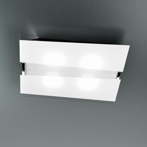 Applique Contemporanea Mad Metallo E Vetro Bianco 4 Luci E27 (1/2)