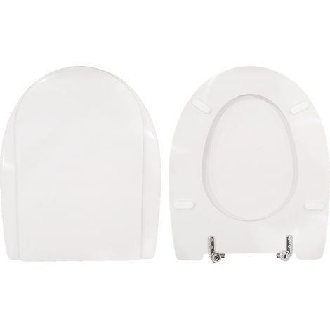 Copriwater Ala Ideal Standard legno rivestito in resina poliestere bianco come originale (1/4)