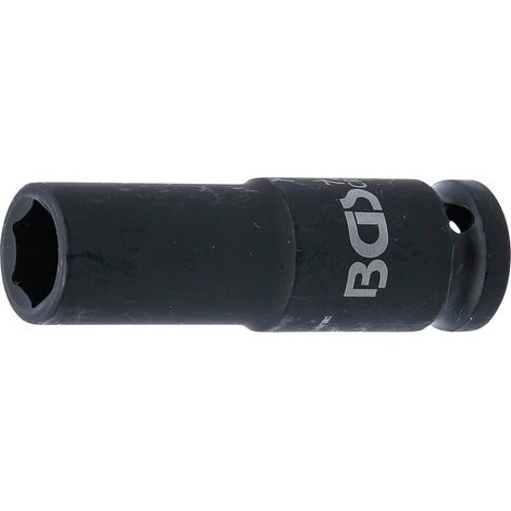 Douille à Choc Six Pans Longue 12,5 mm (1/2) - 14 mm - Acier Résistant - Usage Professionnel, Zones Difficiles - D-Work