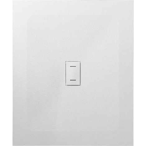 Giorgy – Receveur de douche à poser effet pierre SMC – Bonde incluse Ø90mm – Dimensions 100x140cm – Résistance mécanique et chimique - CM 100 X (1/4)