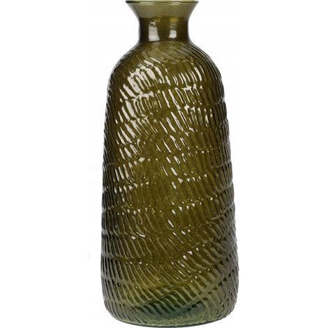 Vaso decorativo in vetro per fiori, 13 x 31 cm