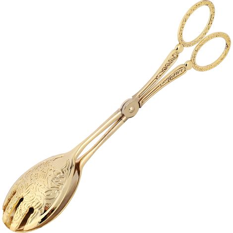 Pinces à Pain, Ustensiles de Cuisine, Buffet, Pinces à Barbecue, Pince à Gâteau (pointe d'argent)