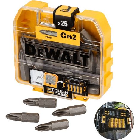 DEWALT PH2 25mm Standard Tic Tac Display 21 x Packs of 25 DEWDT71522QZ