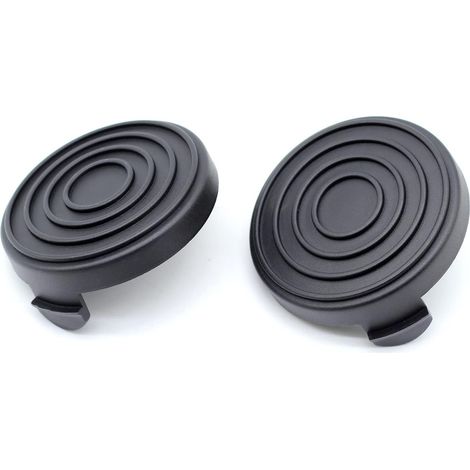 Lot de 2 couvercles de bobine compatibles avec Gardenline GLR GLT, Einhell GC-ET 4530 Set Noir (1/3)