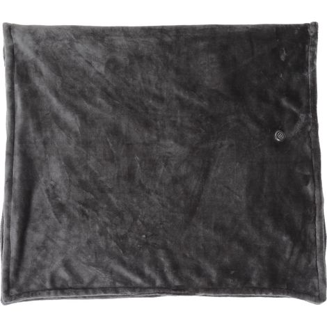 Couverture chauffante électrique 5V alimentée par USB, 3 niveaux de chauffe rapide, 150 x 85 cm, grise, idéale pour le bureau. (1/5)