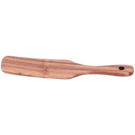 Spatule à frire en bois Beefsteak Pelle Spurtle Vaisselle Cuisine Ustensile de cuisine23.5x5cm (1/5)