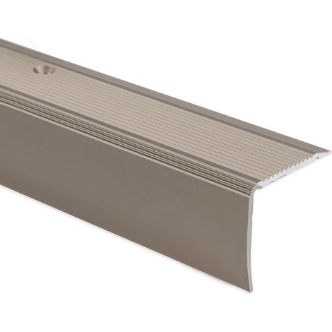 Seuil d'escalier Integral, Forme: L 30 x 20 mm Longueur: 134 cm, Auto-adhésif, Champagne