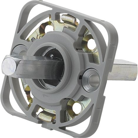Module de montage UP52/RFL rectangulaire - Poignée de porte rosace VK 8/62 mm en acier couleur aluminium (1/3)