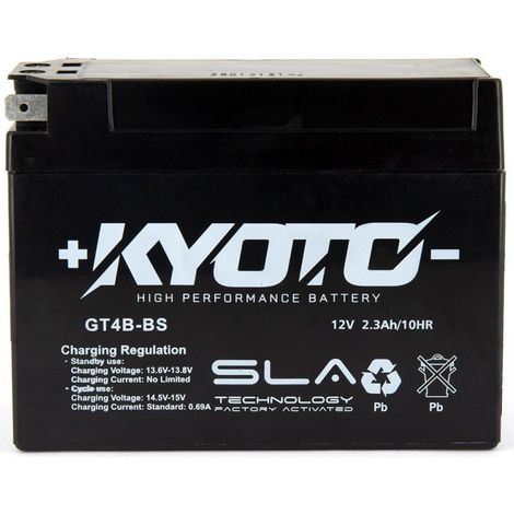 Batterie KYOTO Gt4b-bs - SLA AGM - Equivalente YT4B-BS (1/2)