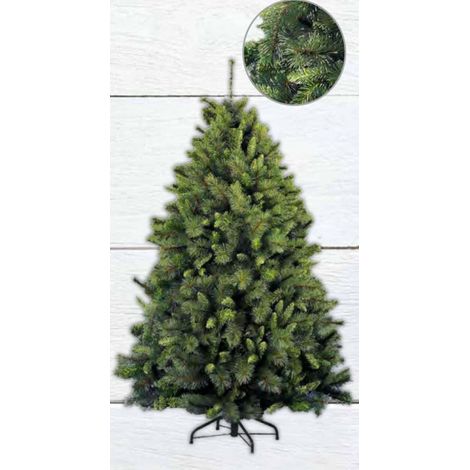 ALBERO DI NATALE GERMOGLIATO ARTIFICIALE H 210CM CON 1266 RAMI GIOCOPLAST (1/3)