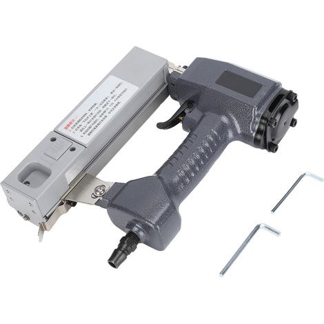 Cloueuse Pneumatique Finition Acier Allié, Pistolet à Clous Droit pour Menuiserie et Travaux de Finition (1/5)