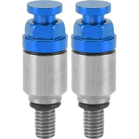 Gabelentlüftungsventile, professionelle Hochleistungs-M5x0,8-Aluminiumlegierung für Motorräder (Blau). (1/5)