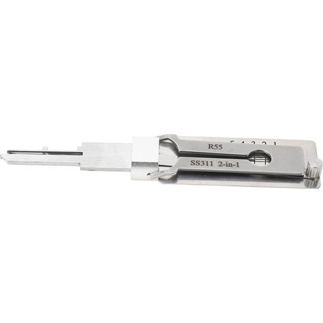 Décodeur de ramassage manuel pour civils, en acier inoxydable SS311 R55, avec crochet et kit 2 en 1 (1/5)