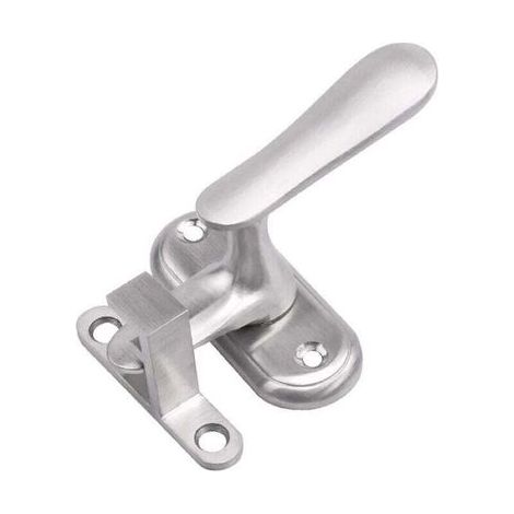 Garden FutureVerrouillage à Angle Droit Boucle Crochet de Sécurité—Loquet de Serrure de Porte à 90 Degrés, XU,Acier Inoxydable Droit Boucle Croche,Convient à la Plupart des Types de Portes, Argent, 1 (1/4)