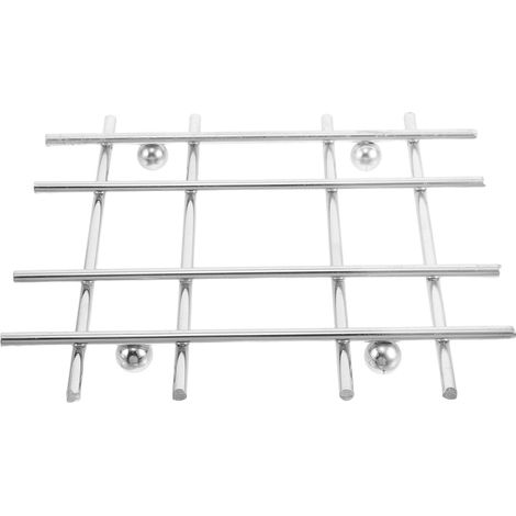 Dessous de plat en métal thermorésistant pour casseroles et poêles chaudes - Tapis isolant pour plan de travail et dessous de plat (1/5)