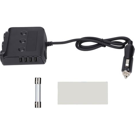 Chargeur rapide prise allume-cigare TR124 pour smartphones et tablettes, adaptateur 12V/24V double USB (1/5)