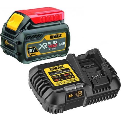 Dewalt DCB546 18v / 54v XR Flexvolt 6.0ah Battery + DCB116 Fast Charger (1/7)