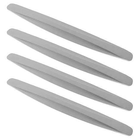 BRAVIX Universelle Bande de Caoutchouc de Pare-Chocs de Voiture 4PCS Protections Flexibles pour Pare-Chocs Avant Arrière Protection Contre Rayures Bande de Protection Anti-frottement Pare-Chocs(Gris) (1/5)