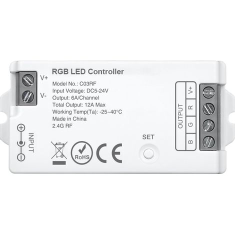 C03RF 2,4 GHz RGB-LED-Streifen-Controller für RGB-LED-Streifen