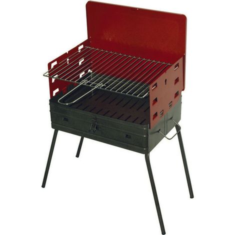 Barbecue de carrone portable à la bouton - Picnic Trip 40x30 cm