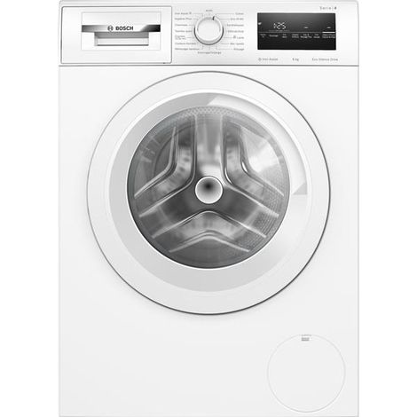 Bosch – Lave-linge frontal 8kg 1400 tr/min blanc – EcoSilence Drive – ActiveWater Plus – Tambour VarioDrum – WAN28258FR (1/10)