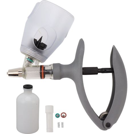 Pistolet à seringue vétérinaire automatique continu réglable 0.5-5ml pour bétail bovins chèvres porcs (1/5)