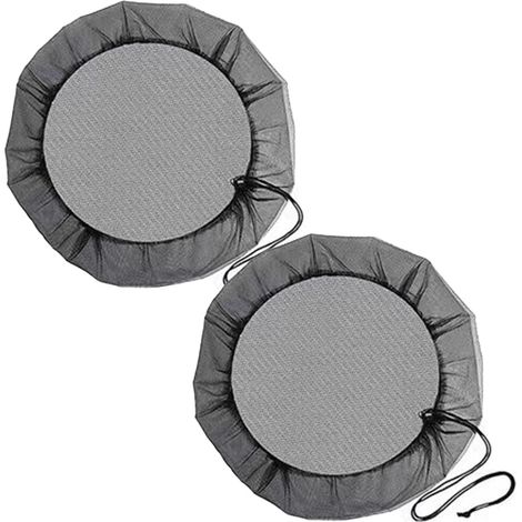 2 Filets de Protection Réglables pour Récupérateur d'eau – Couverture Anti-Feuilles pour Cuves (1/5)