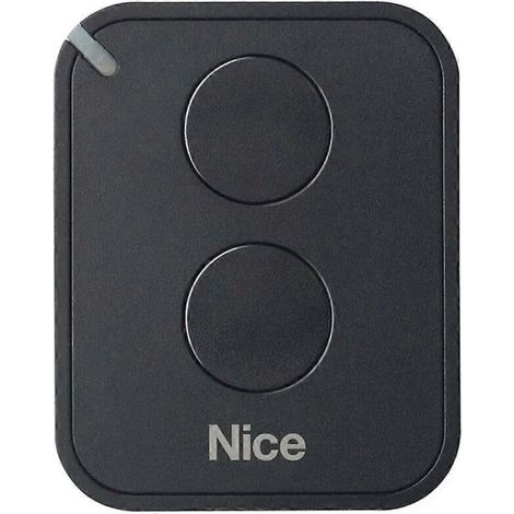 Télécommande NICE FLO2RE pour l'automatisation des portails et portes de garage, émetteur ON2E/A à deux boutons (pour NICE RB400 et