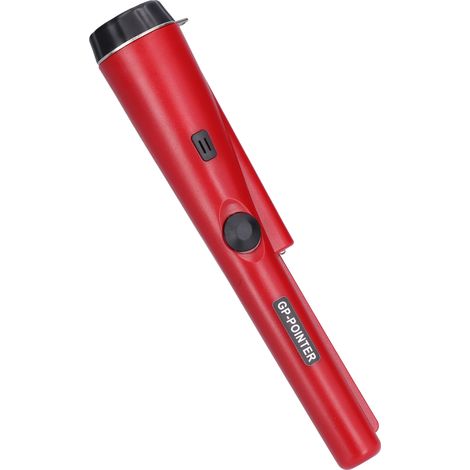 Détecteur de métaux professionnel portable et étanche avec lampe LED rouge foncé (1/5)