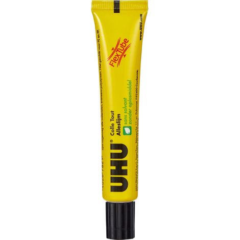 UHU Alleskleber FLEX + CLEAN, lösemittelfrei, 20 g (1/2)