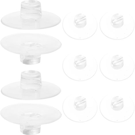 12 Clips à Ventouse en Silicone pour Câble, Support Flexible et Multifonction pour Fils et Guirlandes Lumineuses, pour Surfaces Carrelées et Vitrées, Lot de 12 (1/5)