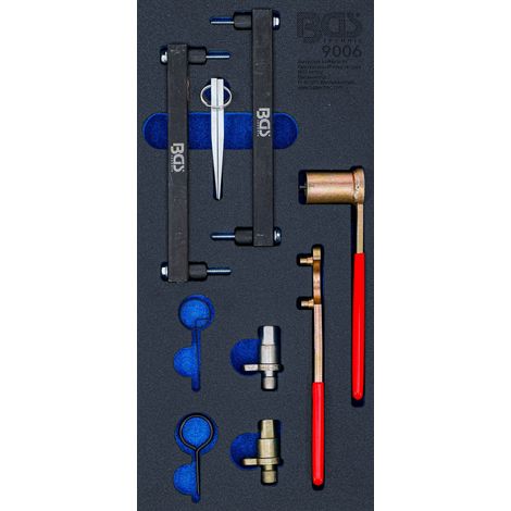 BGS Werkstattwageneinlage  1/3: Motor-Einstellwerkzeug-Satz  für Land Rover  / Jaguar V8  - 9006 (1/4)